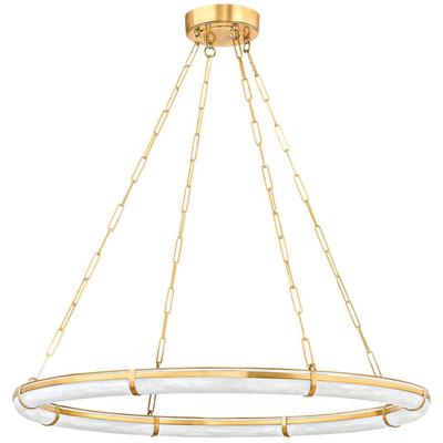 Hudson Valley - Sennett Chandelier - Aged Brass - 5142-AGB