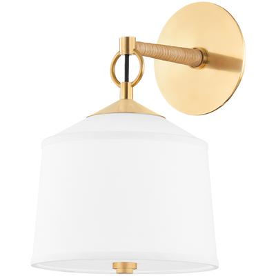 Hudson Valley - White Plains 1-Light Wall Sconce - 5200-AGB