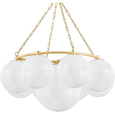 Hudson Valley - Thornwood 9-Light Chandelier - 5243-AGB