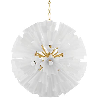 Hudson Valley - Capri 33-Light Chandelier - 5538-AGB