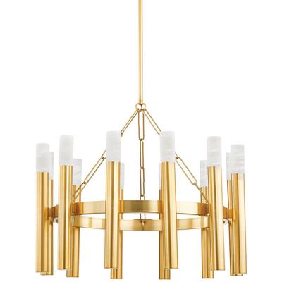 Hudson Valley - Pali Chandelier - Aged Brass - 5728-AGB