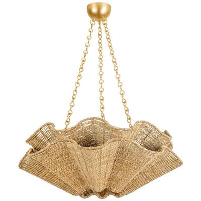 Hudson Valley - Hayworth Chandelier - Vintage Gold Leaf - 6206-VGL