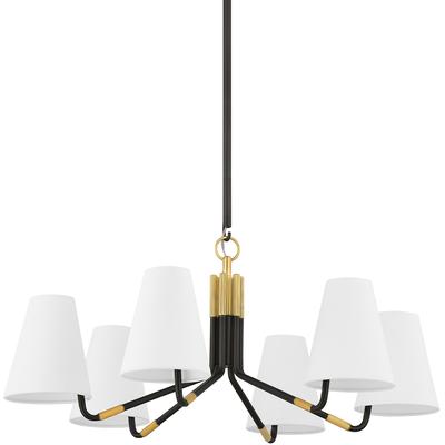 Hudson Valley - Stanwyck 6-Light Chandelier - 6632-AGB/DB