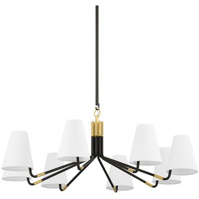 Hudson Valley - Stanwyck 8-Light Chandelier - 6640-AGB/DB