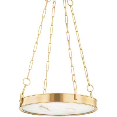 Hudson Valley - Kirby 1-Light Chandelier - 7220-AGB