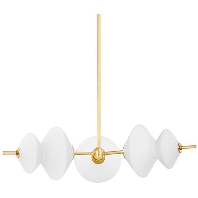 Hudson Valley - Barrow 3-Light Chandelier - 7403-AGB
