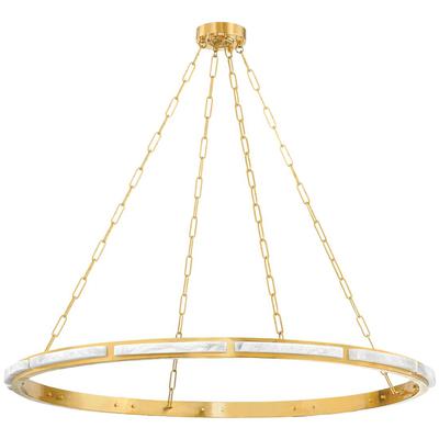 Hudson Valley - Wingate Chandelier - Aged Brass - 8148-AGB