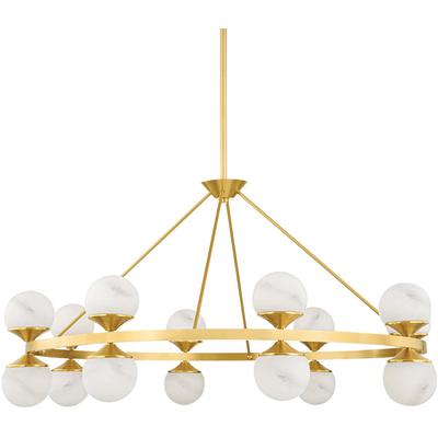 Hudson Valley - Grafton 16-Light Chandelier - 8241-AGB