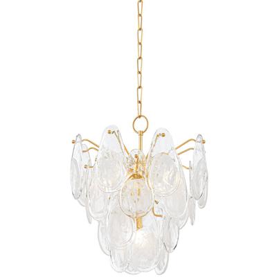 Hudson Valley - Darcia Chandelier - Aged Brass - 8305-AGB
