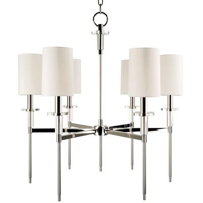 Hudson Valley - Amherst 6-Light Chandelier - 8516-PN