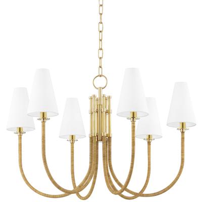 Hudson Valley - Ripley 6-Light Chandelier - 8732-AGB