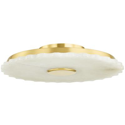 Hudson Valley - Highland Falls 1-Light Flush Mount - 9500-AGB