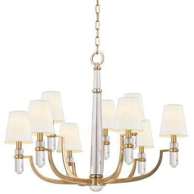 Hudson Valley - Dayton 9-Light Chandelier - 989-AGB-WS