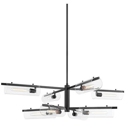 Mitzi by Hudson Valley - Ariel 8-Light Chandelier - H326808-SBK