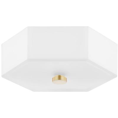 Mitzi by Hudson Valley - Lizzie 2-Light Flush Mount - H462502-AGB/PN