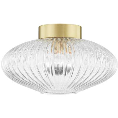 Mitzi by Hudson Valley - Reba 1-Light Flush Mount - H537501-AGB