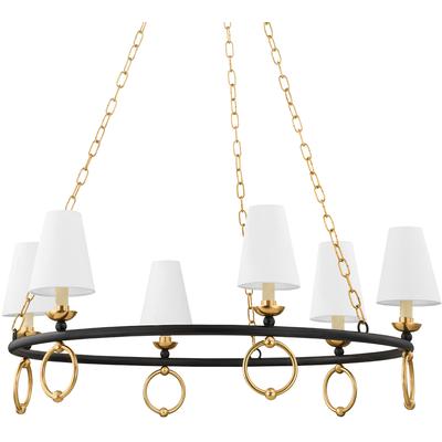 Mitzi by Hudson Valley - Haverford Chandelier - H757806-AGB/TBK