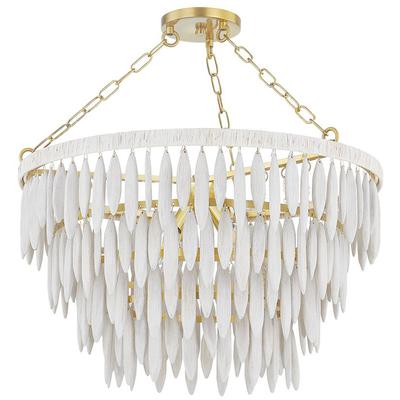 Mitzi by Hudson Valley - Tiffany Chandelier - H805804-AGB