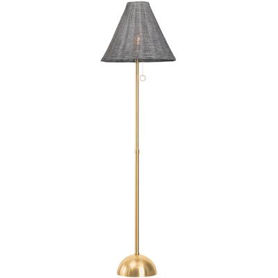 Mitzi by Hudson Valley - Destiny Floor Lamp - Aged Brass - HL825401-AGB