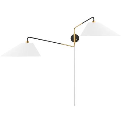 Hudson Valley - Duo 2-Light Portable Wall Sconce - Aged Old Bronze - KBS1751102-AOB