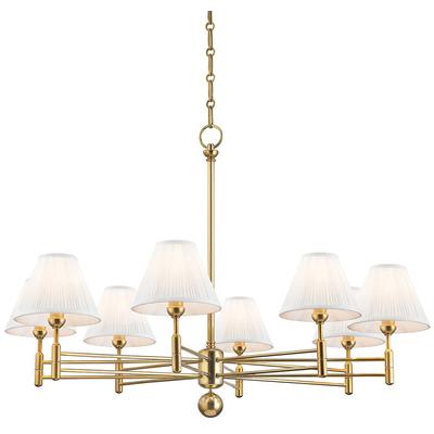 Hudson Valley - Classic No.1 8-Light Chandelier - MDS106-AGB