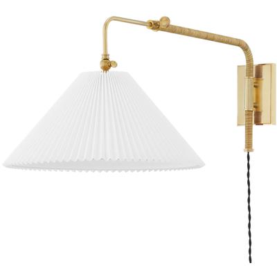 Hudson Valley - Dorset 1-Light Wall Sconce - MDS510-AGB