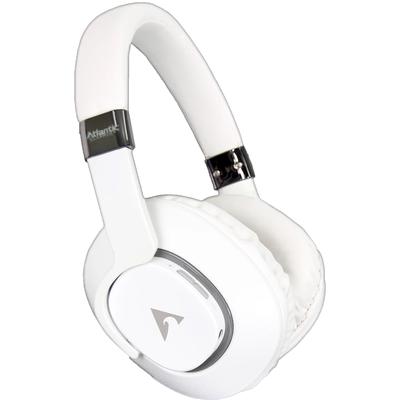 Atlantic Technology - Noise Isolating Wireless Over-Ear Headphone - White - FS-BT210-WHT