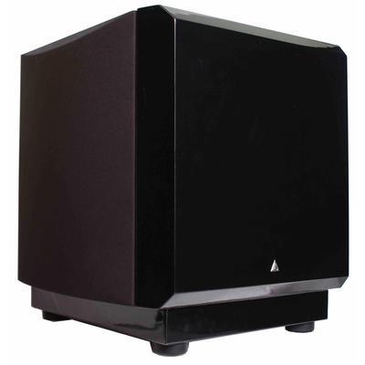 Atlantic Technology - 12" 1000 Watt Dual Driver Powered Subwoofer - Gloss Black - SBT-1000-GLB