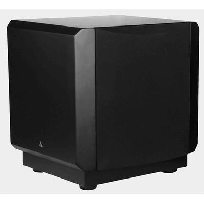 Atlantic Technology - 10" 500 Watt Dual Driver Powered Subwoofer - Satin Black - SBT-500-BLK