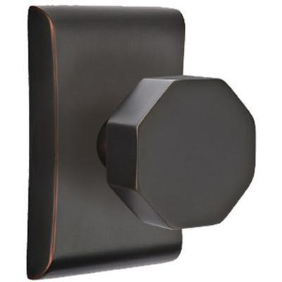 Emtek - Brass Modern Passage Knob Set with Octagon Knob & Neos Rosette - 5111OCT