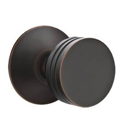 Emtek - Brass Modern Privacy Knob Set with Bern Knob & Modern Rosette - 5207BN