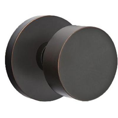 Emtek - Brass Modern Privacy Knob Set with Round Knob & Disk Rosette - 5209ROU