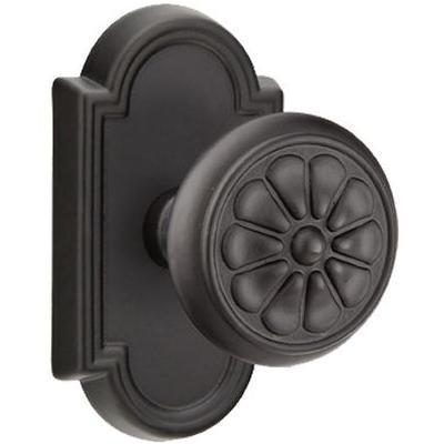 Emtek - Lost Wax Cast Bronze Dummy Knob Set with Petal Knob & #11 Rosette - 70511PT