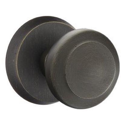 Emtek - Sandcast Bronze Privacy Knob Set with Butte Knob & #2 Rosette - 7206BU