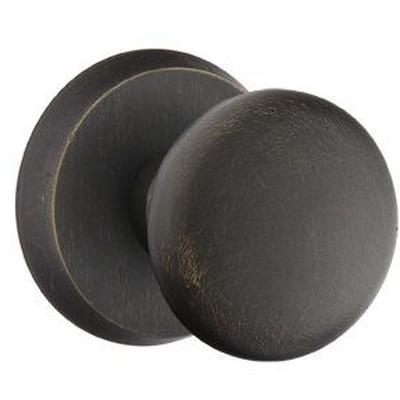 Emtek - Sandcast Bronze Privacy Knob Set with Winchester Knob & #2 Rosette - 7206WC