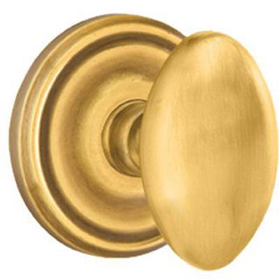 Emtek - Brass Classic Passage Knob Set with Egg Knob & Regular Rosette - 8100E