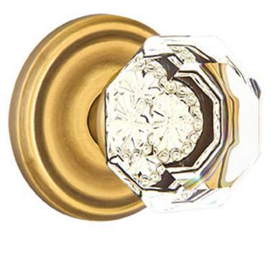 Emtek - Crystal Passage Knob Set with Old Town Clear Knob & Regular Rosette - 8100OT
