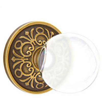 Emtek - Crystal Passage Knob Set with Bristol Knob & Lancaster Rosette - 8106BL