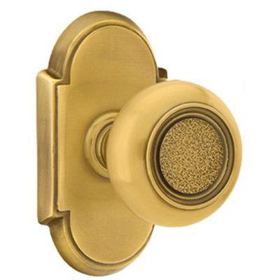 Emtek - Brass Designer Passage Knob Set with Belmont Knob & #8 Rosette - 8108BT