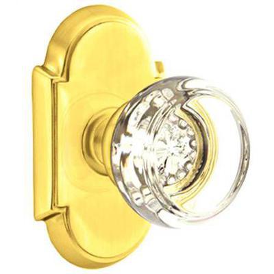 Emtek - Crystal Passage Knob Set with Georgetown Knob & #8 Rosette - 8108GT