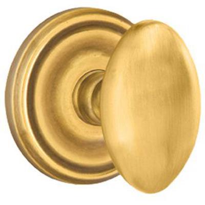 Emtek - Brass Classic Privacy Knob Set with Egg Knob & Regular Rosette - 8200E