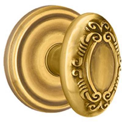 Emtek - Brass Designer Privacy Knob Set with Victoria Knob & Regular Rosette - 8200V