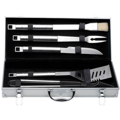 BergHOFF - Cubo Essentials 6-Piece 18/10 Stainless Steel BBQ Set with Case - 1108180