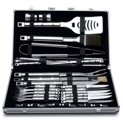 BergHOFF - Cubo Essentials 33-Piece Stainless Steel BBQ Set with Case - 1108325