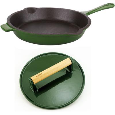 BergHOFF - Neo Cast Iron 2-Piece Grill Set - Green - 2211890