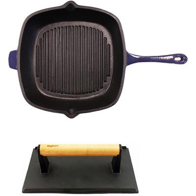 BergHOFF - 3-Piece Cast Iron Grill Set - Purple - 2211913