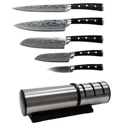 BergHOFF - Antigua 7-Piece Stainless Steel Cutlery Set with Wood Storage Case - 2212684