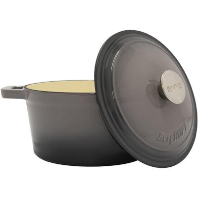 BergHOFF - Neo 3-Quart Cast Iron Covered Dutch Oven- Oyster - 2220309