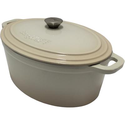 BergHOFF - Neo 8-Quart Cast Iron Covered Dutch Oven - Meringue - 2220312