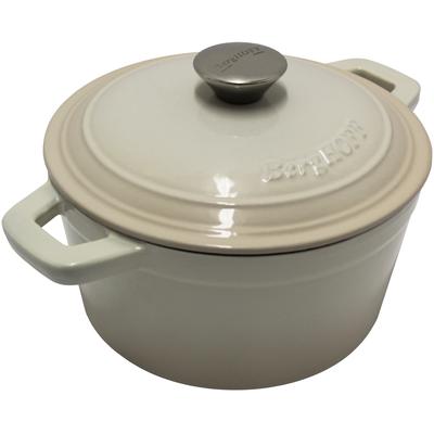 BergHOFF - Neo 3-Quart Cast Iron Covered Dutch Oven - Meringue - 2220315